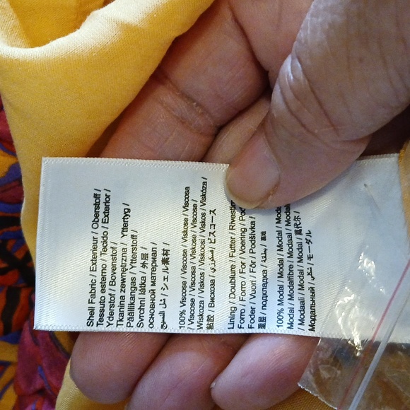 NWOT Farm Rio Print Ruffled Multicolor Women's Dress - Picture 10 of 10